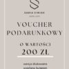 wersja drukowana voucher dariasiwiak jewellery 200 pln